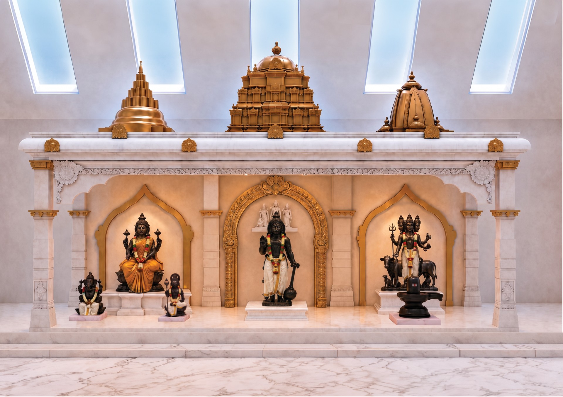 Karya Siddhi Hanuman Temple Rendering