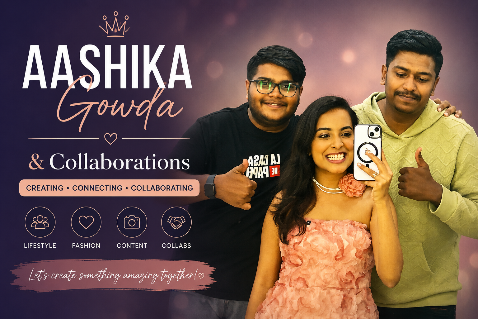 Aashika Gowda Edit Thumbnail